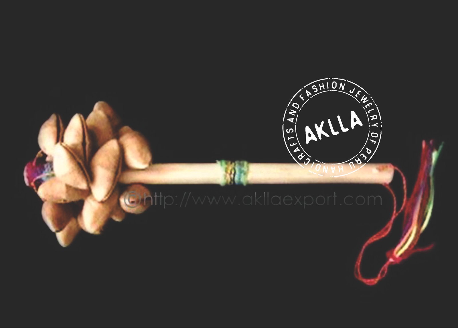 Ecological Rattle with Chaccha Seeds| AKLLA EXPORT